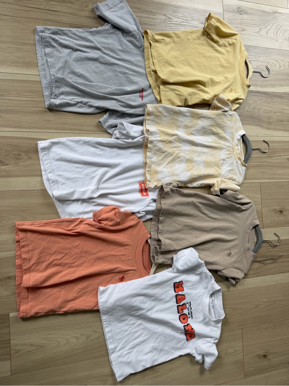 Set of 7 Abercrombie boys short sleeve tees size 5/6